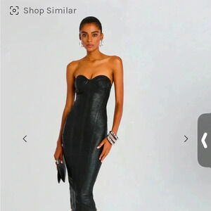 Retrofete CHARLIZE COATED KNIT DRESS
8134